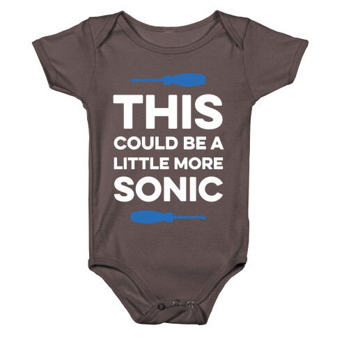 This Could Be A Little More Sonic Baby One-Piece