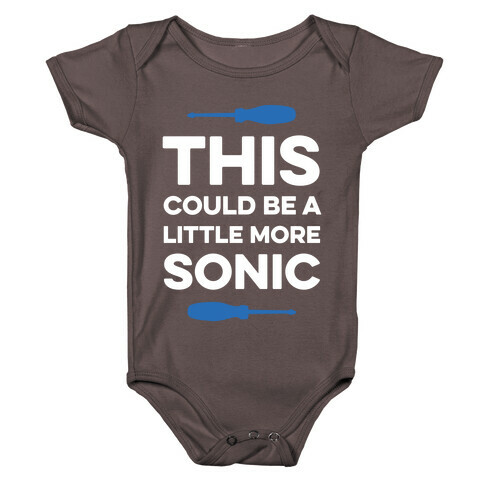 This Could Be A Little More Sonic Baby One-Piece