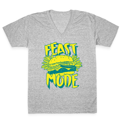 Feast Mode V-Neck Tee Shirt