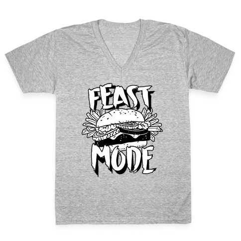 Feast Mode V-Neck Tee Shirt