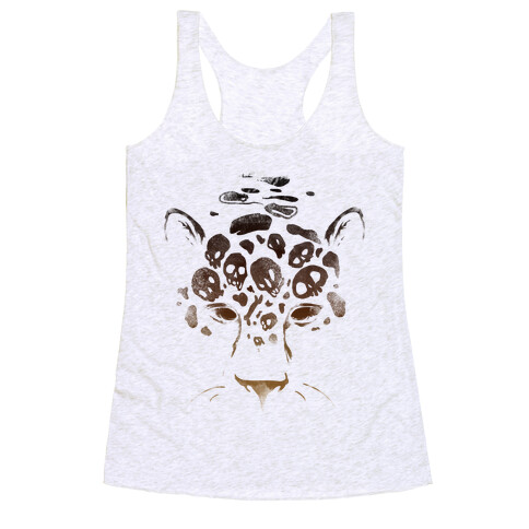 Spooky Skulls Jaguar Racerback Tank Top