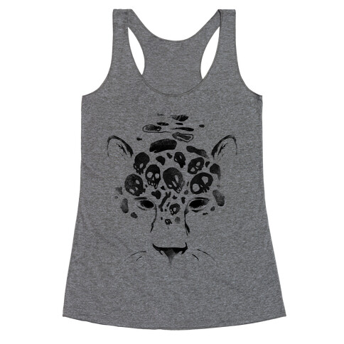 Spooky Skulls Jaguar Racerback Tank Top