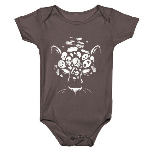 Spooky Skulls Jaguar Baby One-Piece