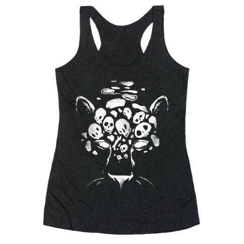 Spooky Skulls Jaguar Racerback Tank Top