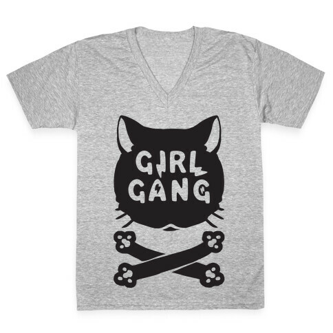 Girl Gang V-Neck Tee Shirt