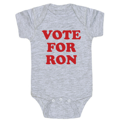 Vote for Ron Baby One-Piece