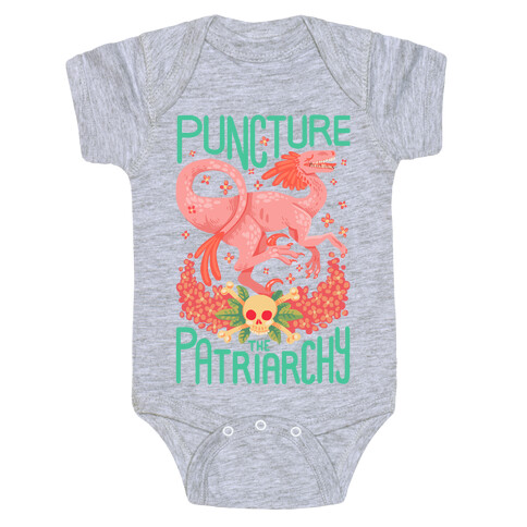 Puncture The Patriarchy Baby One-Piece