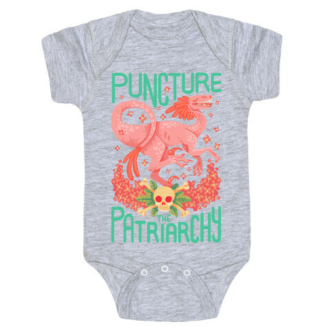 Puncture The Patriarchy Baby One-Piece