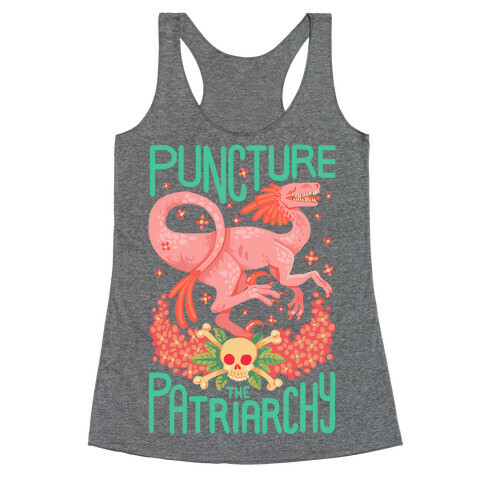Puncture The Patriarchy Racerback Tank Top