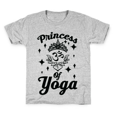 Princess Of Yoga Kids T-Shirt