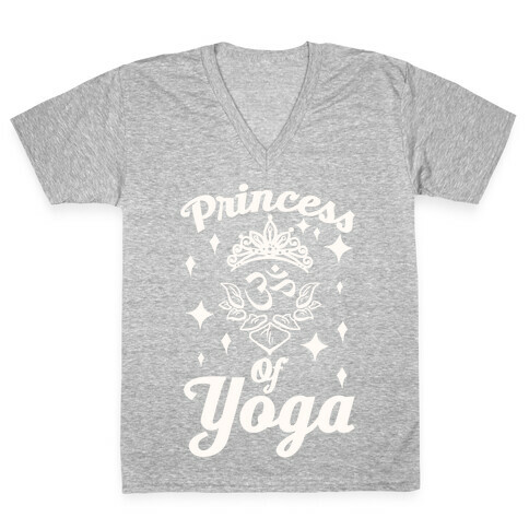 Princess Of Yoga V-Neck Tee Shirt