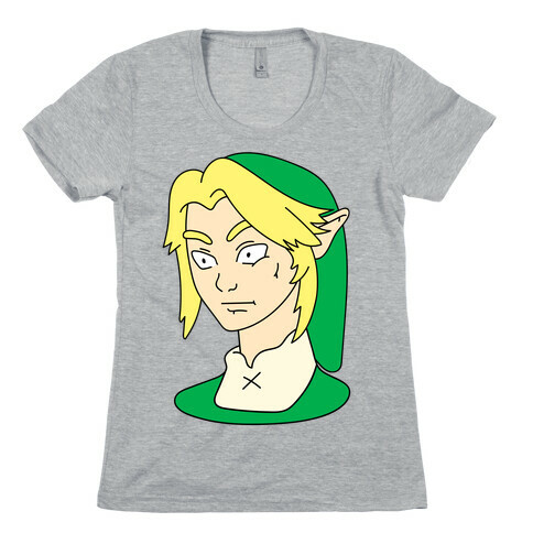 Link Face Parody Womens T-Shirt