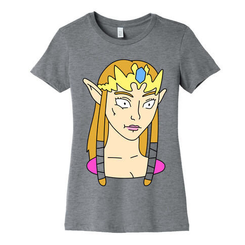 Zelda Face Parody Womens T-Shirt