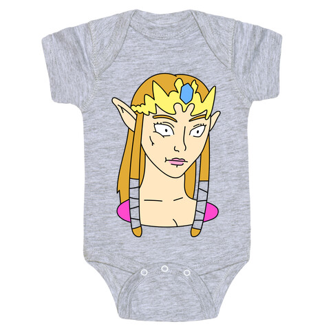 Zelda Face Parody Baby One-Piece