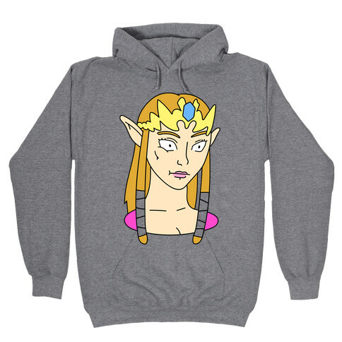 Zelda Face Parody Hooded Sweatshirt