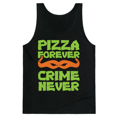 Pizza Forever Crime Never (Purple) Tank Top