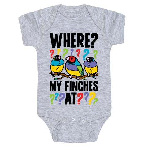 Where My Finches At? Baby One-Piece