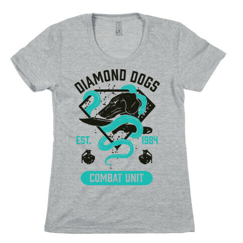 Diamond Dogs Combat Unit Womens T-Shirt