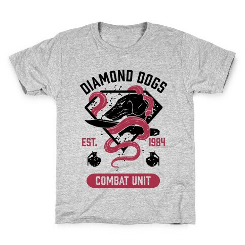 Diamond Dogs Combat Unit Kids T-Shirt