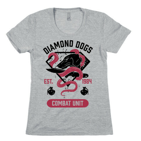 Diamond Dogs Combat Unit Womens T-Shirt