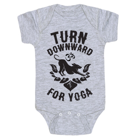 Turn Downward For Yoga Baby One-Piece