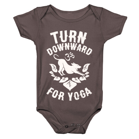 Turn Downward For Yoga Baby One-Piece