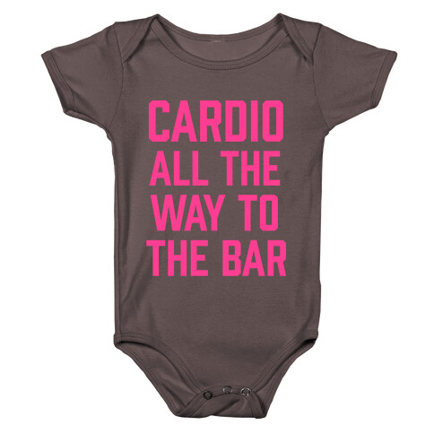 Cardio All The Way To The Bar Baby One-Piece
