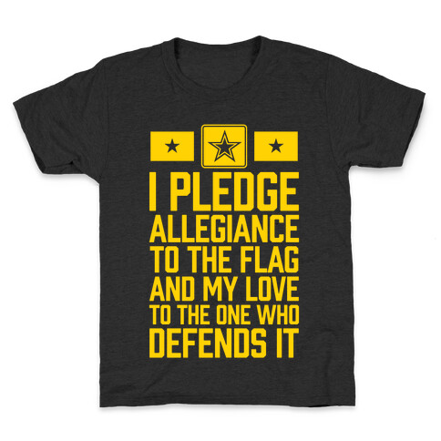 I Pledge Allegiance To The Flag (Army) Kids T-Shirt