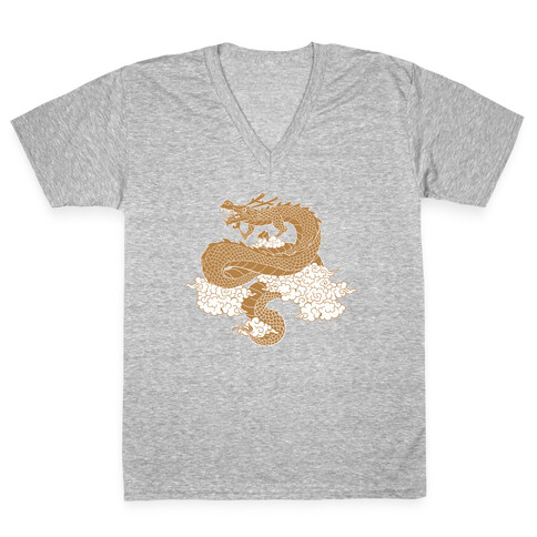 2012 the Year of the Dragon V-Neck Tee Shirt