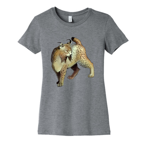 Wild Cat Lynx Womens T-Shirt
