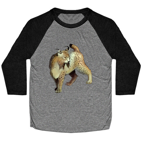 Wild Cat Lynx Baseball Tee