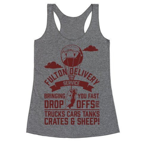 Fulton Delivery Service Racerback Tank Top