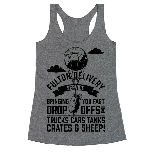 Fulton Delivery Service Racerback Tank Top