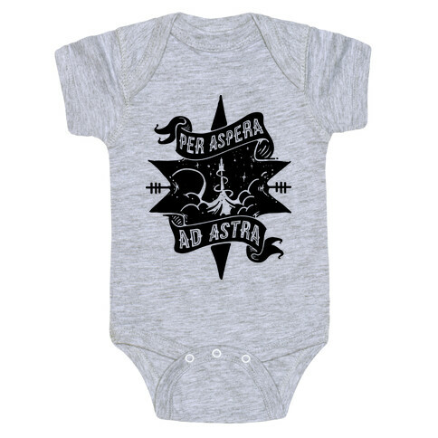 Per Aspera Ad Astra Baby One-Piece