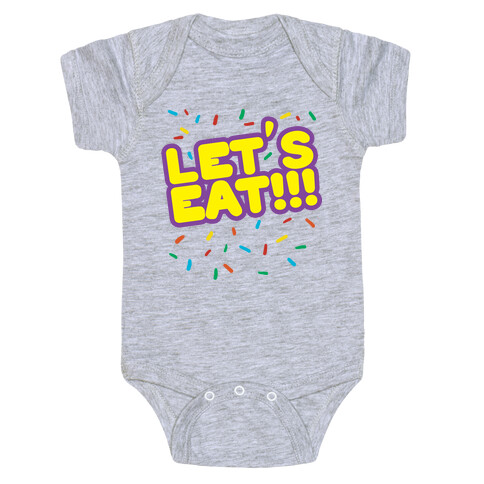 Let's Eat!!! Baby One-Piece