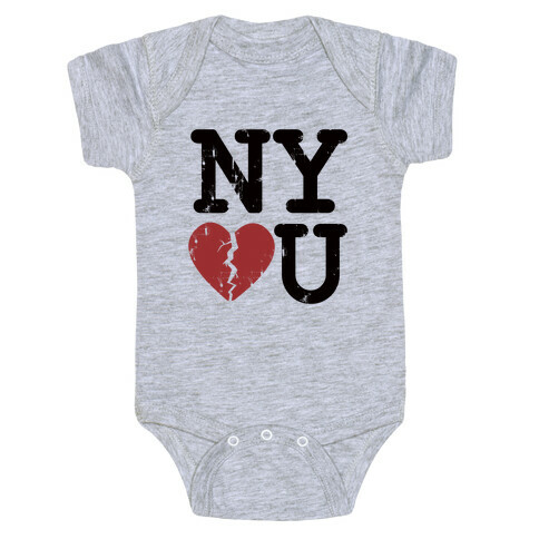 New York Don't Love You Baby One-Piece