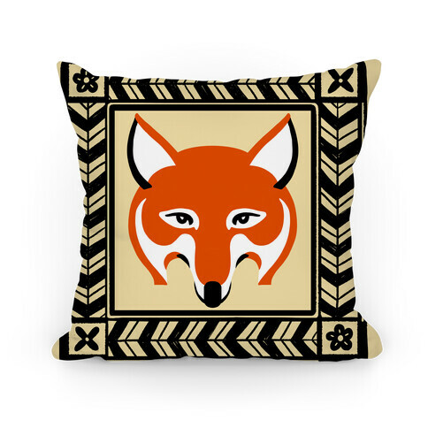 Curious Fox Pillow