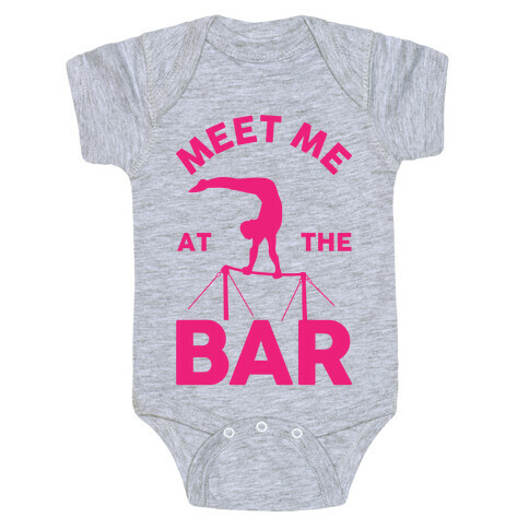 Meet Me At The Bar Gymnastics Baby One-Piece