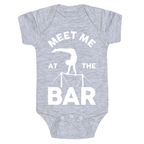 Meet Me At The Bar Gymnastics Baby One-Piece