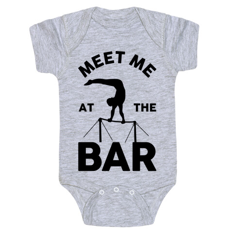 Meet Me At The Bar Gymnastics Baby One-Piece