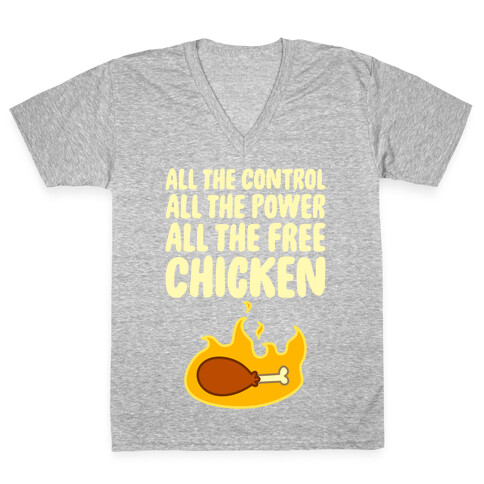 All The Free Chicken V-Neck Tee Shirt