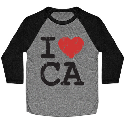 I love California Baseball Tee