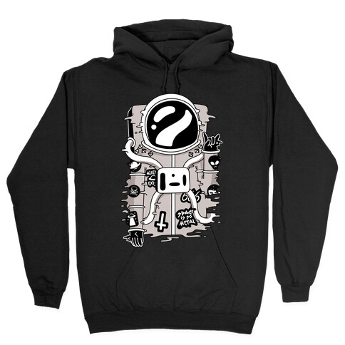 Space Is So Metal Hooded Sweatshirt