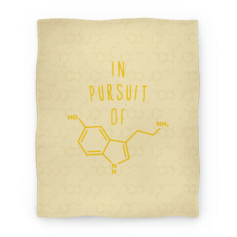 In Pursuit of Happiness (Serotonin Molecule) Blanket