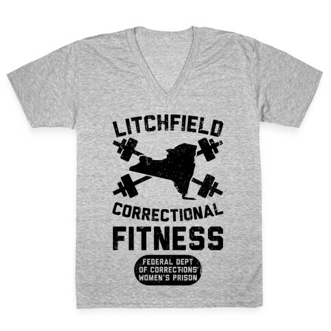 Litchfield Correctional Fitness V-Neck Tee Shirt