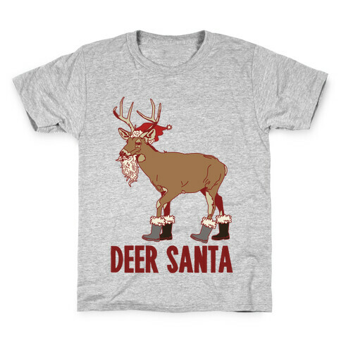 Deer Santa Kids T-Shirt