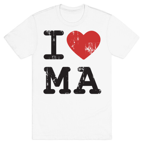 I Love Massachussets T-Shirt