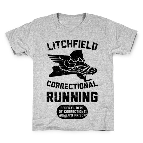 Litchfield Correctional Running Kids T-Shirt
