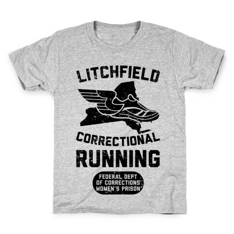 Litchfield Correctional Running Kids T-Shirt