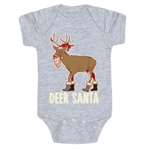 Deer Santa Baby One-Piece